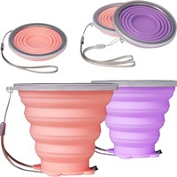 Gobelet pliable en silicone de qualité alimentaire, résistant aux hautes températures, léger, facile à transporter, simplicité moderne, fabriqué par Source Manufacturers.