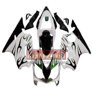Corps d'injection pour HONDA <span class=keywords><strong>CBR</strong></span> 600F4i 600CC <span class=keywords><strong>600</strong></span> F4i CBR600F4i 01 02 03 87LQ.84 CBR600 flammes vertes F4i 2001 <span class=keywords><strong>2002</strong></span> 2003 carénage OEM - Product Image 1