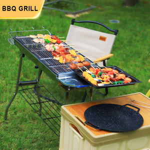 בינוני חדש יצירתי נייד בייסיק גריל מרובעת החדשה עיצוב מתכת לשימוש פנימי וחיצוני - Product Image 3