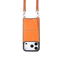 Étui de téléphone avec porte-cartes magnétique pour iPhone 17 18 Pro Max Duo, coque personnalisée en cuir avec porte-cartes