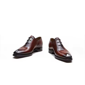 Nouvelles Chaussures Oxford en Cuir Imperméables Artisanales de Luxe Décontractées Britanniques pour Hommes – Idéales pour Mariage, Bureau et Tenues Professionnelles - Product Image 6