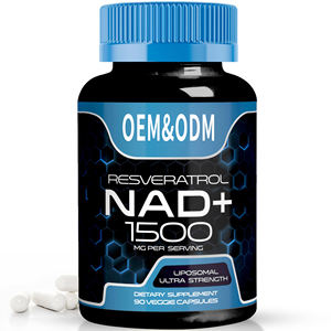 Suplemento NAD de etiqueta privada 1500mg Suplemento NAD + liposomal con resveratrol NAD Plus Cápsulas Suplemento de refuerzo - Product Image 2