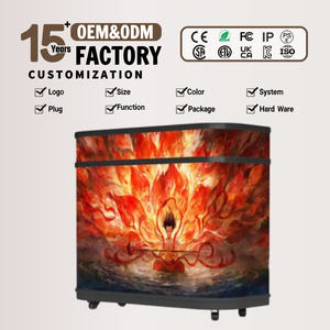 Cabina de DJ Portátil Blanca Plegable con Pantalla LED, Video Wall 3D, Diseño Flexible y Móvil - Product Image 1