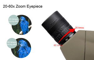 Sv401 20-60x80 đốm phạm vi quân đội màu xanh lá cây cho birdwatching săn bắn - Product Image 6