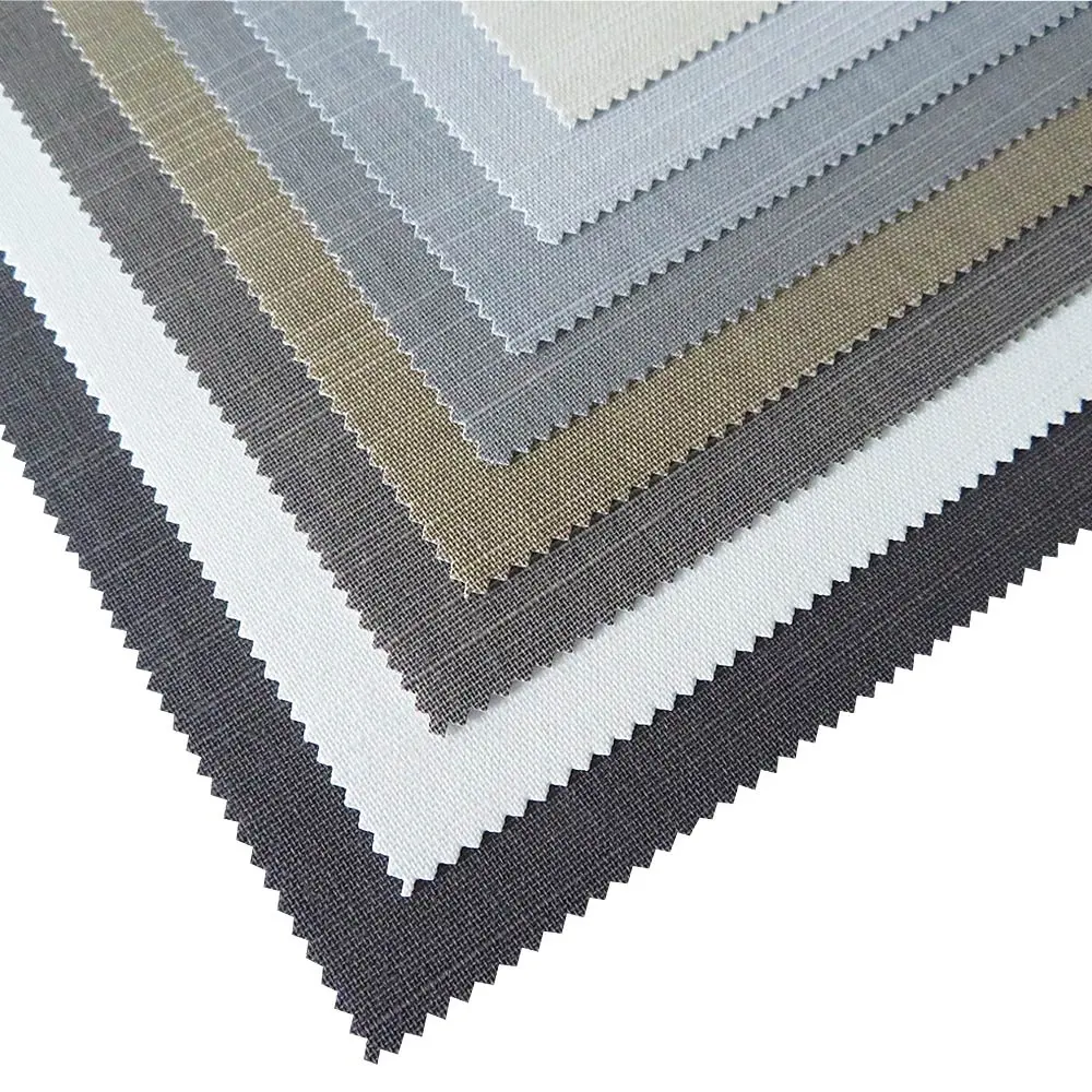 Glasfaser PVC beschichtet Ersetzen Linie Fenster Plain Blackout Rollo Jalousien Material Stoff China Polyester Roll Textilien