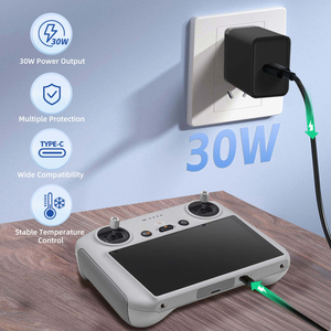 Chargeur rapide GaN LKTOP 30W, chargeur mural compact PD pour iPhone, tablette Android, compatible avec les voyages, tension universelle - Product Image 4