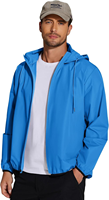 OEM Logo Brodé Personnalisé Polyester Imperméable Soft Shell Full Zip Veste Équipe Uniforme D'entreprise Vêtements De Travail Hommes
