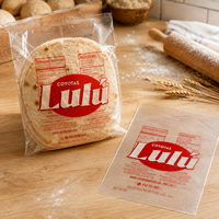 Sacs d'emballage pour pain en plastique transparent de qualité alimentaire CPP micro-perforés à ouverture supérieure, imprimés sur mesure, pour pain frais de boulangerie