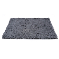 Paillasson ultra fin en fibre néoprène corail polaire Super absorbant antidérapant tapis de chambre à coucher moulage de qualité poil court