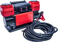 Compresseur d'air à double cylindre HF-102-15C-plus 12V numérique robuste-Débit d'air 150PSI 300L/min avec débit d'air de cordon de 2.5m