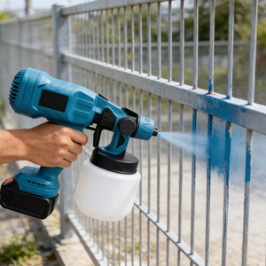 <span class=keywords><strong>Pistolet</strong></span> de pulvérisation de peinture sans fil portable à batterie lithium haute puissance - Product Image 6