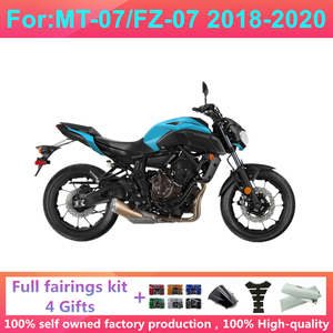 Kit de carénage complet pour moto à injection, compatible avec Yamaha MT07 FZ07 <span class=keywords><strong>MT</strong></span>-<span class=keywords><strong>07</strong></span> <span class=keywords><strong>MT</strong></span> <span class=keywords><strong>07</strong></span> 2018-2020 - Product Image 2