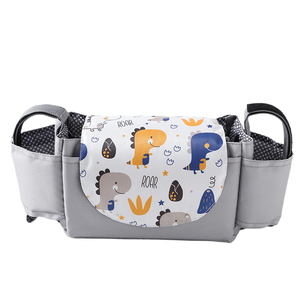 Organisateur de poussette pour bébé, fabriqué au Vietnam, design compact, porte-gobelets isothermes, rangement pour couches, sangles de fixation sécurisées, poches pour téléphone 2026 - Product Image 1