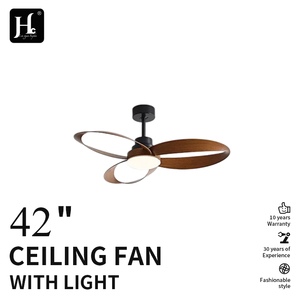 Nordic style 52/42-inch 3-blade <b>ceiling</b> fan with <b>remote</b> <b>control</b> lamp and fan restaurant - Product Image 2