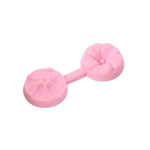 Silicone Cake Tool Flower Shape Pink Double Sided Embossing Mold For DIY Baking - Product Image 1