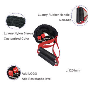 स्ट्रोक्स कस्टम 5 ट्यूब कसरत प्रतिरोध बैंड सेट Gymarts स्लीव कपड़े नायलॉन स्लीव बंजी - Product Image 3