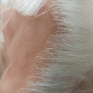 Ensemble personnalisé avec <span class=keywords><strong>perruque</strong></span> et barbe et moustache en dentelle, pour femmes, accessoire de coiffure, blanche, pour fête de noël - Product Image 5