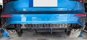 Para <span class=keywords><strong>2022</strong></span> S3 difusor parachoques trasero actualización con tubos de escape y Clips nueva condición para <span class=keywords><strong>A3</strong></span> 8Y - Product Image 6