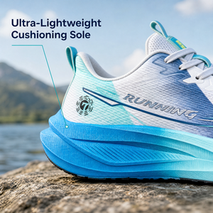 <span class=keywords><strong>Scarpe</strong></span> <span class=keywords><strong>da</strong></span> Corsa Personalizzate <span class=keywords><strong>da</strong></span> <span class=keywords><strong>Donna</strong></span> 2026, Sneakers Traspiranti in Fly-knit con Suola Morbida Ondulata / Fabbrica OEM ODM - Product Image 2