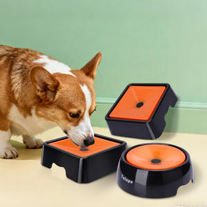 Olmayan dökülme köpek su kasesi büyük kapasiteli plastik hiçbir sıçrama köpek kase kaymaz taban Pet köpekler için su kasesi - Product Image 2