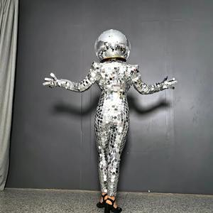 Mono de espejo Sexy Party Girl Women Menstage Show Nightclub <span class=keywords><strong>GOGO</strong></span> Party Costume - Product Image 2