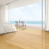 Parquet en bambou tissé naturel personnalisé YUYOU, ton bambou brut, décoration intérieure, prix compétitif
