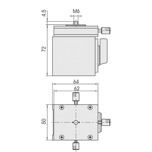 ביצועים גבוהים מכשירים אופטיים הרכבה בסיס מרובע רב תכליתי 7 mm3 ספיחה כוח בסיס מגנטי - Product Image 2