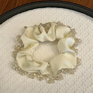 ที่คาดผมผ้าซาตินสีพื้นประดับคริสตัลลูกไม้สไตล์เกาหลี ทนทาน เหมาะสำหรับผู้หญิงใช้ในชีวิตประจำวัน - Product Image 5