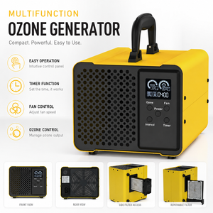 Mini purificateur d'air intelligent avec écran tactile intelligent, ozone, WIFI, pour animaux domestiques, élimination des odeurs, stérilisateur d'ozone pour maison intelligente - Product Image 2