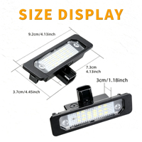 Lumière de plaque d'immatriculation LED adaptée aux Mustang Flex/Taurus/Mustang/Focus/Fusion