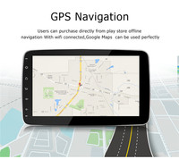 Personnalisation 9 "10" 4core 8core 1din Double Din Android 11 128gb 64gb Universel Rotation Auto Lecteur Stéréo de Voiture