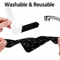 Hochviskoses, wasserdichtes, waschbares, wiederverwendbares Dreieck-PU-Gel-Teppichband für Teppiche auf Hartholzböden und Teppichböden Schnelle Lieferung