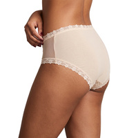 Braguitas de Encaje con Estampado de Leopardo OEM ODM para Mujer, Ropa Interior sin Costuras, Transpirable, de Cintura Media, Lencería Sexy
