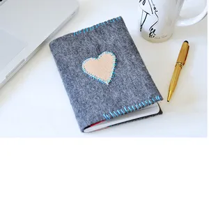 customized moleskins style A6 felt notebook cover