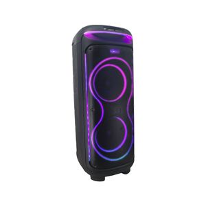 Enceinte Karaoké Portable Extérieure en Plastique avec Lumières Colorées IBR, Télécommande 5.0, Subwoofer Puissant et Longue Autonomie de Batterie - Product Image 1