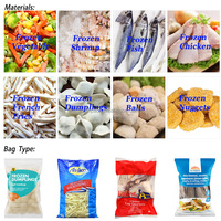 Automatische 1kg 2kg 5kg vis verticale vorm vullen zegel verpakkingsmachine Bevroren voedsel kussenzak verpakkingsmachine