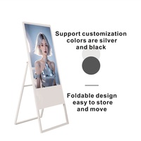 Écran publicitaire 4K pliable sur pied haute définition pour centres commerciaux et hôtels – Promotion des magasins SAP