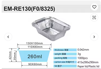 Boîte à lunch jetable en aluminium alimentaire, contenants dorés et argentés avec couvercle micro-ondable pour aliments chauds et plats à cuire