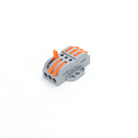 Connecteurs à levier Boerda 3P 28-12 AWG en cuivre, avec boîtier PC, 32A 250V, pour câbles électriques et raccordements de fils