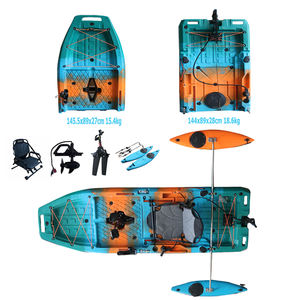 Kayak modulaire monoplace <span class=keywords><strong>de</strong></span> 2,74 m (9 pieds) avec pédales amovibles, <span class=keywords><strong>moteur</strong></span> électrique, et <span class=keywords><strong>moteur</strong></span> intégré, en HDPE, certifié CE - Product Image 1