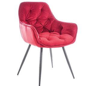 Ghế phòng khách hiện đại giữa thế kỷ ghế nhà bếp hiện đại ghế ăn tối Ghế bành Ghế nhung hiện đại màu xám - Product Image 3