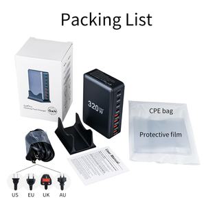 Estación de Carga Rápida Multipuerto GaN de 320W 440W 500W 4C4A 5C3A para Laptop, iPhone 16 15 14, Adaptador de Escritorio - Product Image 6