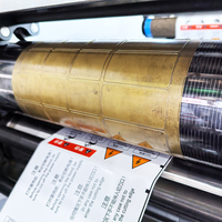 Machine de découpe rotative d'étiquettes avec enrouleur à tourelle pour papier autocollant et rouleaux de papier