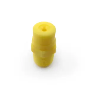 1/4 65 Degrees BSPT Cheap Yellow Plastic Full Cone Spray Nozzle