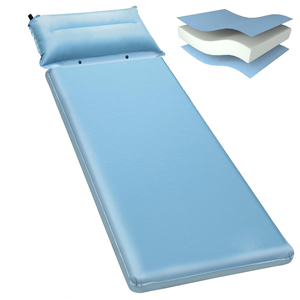 Ensemble de trois pièces coussin de couchage auto-gonflant compact matelas isolé épais Durable oreiller Portable sac sec pour voiture Camping - Product Image 1