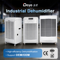 Déshumidificateur industriel intelligent portable Deye Best Compressor Dehumidifier Factory DY-6120EB 120L R410a