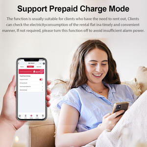 เครื่องวัดพลังงานอัจฉริยะ TONGOU TO-Q-SA1 แบบ WiFi ขนาดเล็ก รองรับสายไฟคู่ 1-50A ตรวจสอบพลังงานแบบเรียลไทม์ วัสดุพลาสติก - Product Image 3