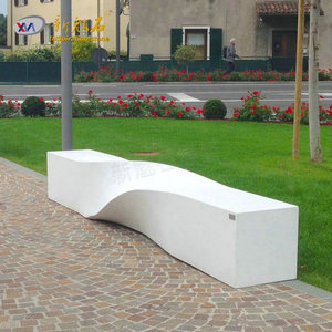 Nuevo Banco de Hormigón Retorcido Magic Stone para Exteriores, Asiento Decorativo para Paisajes, Material UHPC GRC - Product Image 3