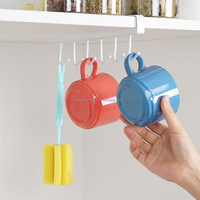 Présentoir de rangement pour tasses modernes Crochets pour tasses en métal Porte-tasses à café