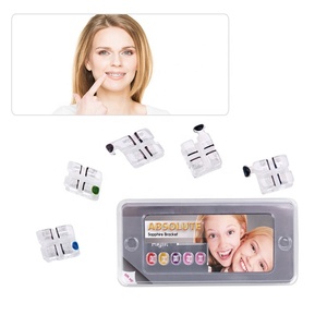 Meest Populaire Tandheelkundige Heldere Monokristallijne Saffier Mini Roth Orthodontische Beugels - Product Image 2